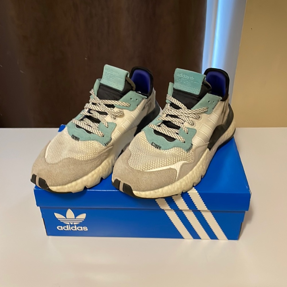 Adidas boost sneakers.